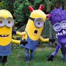 Awesome Homemade Trio of Despicable Me Minions Group Costume