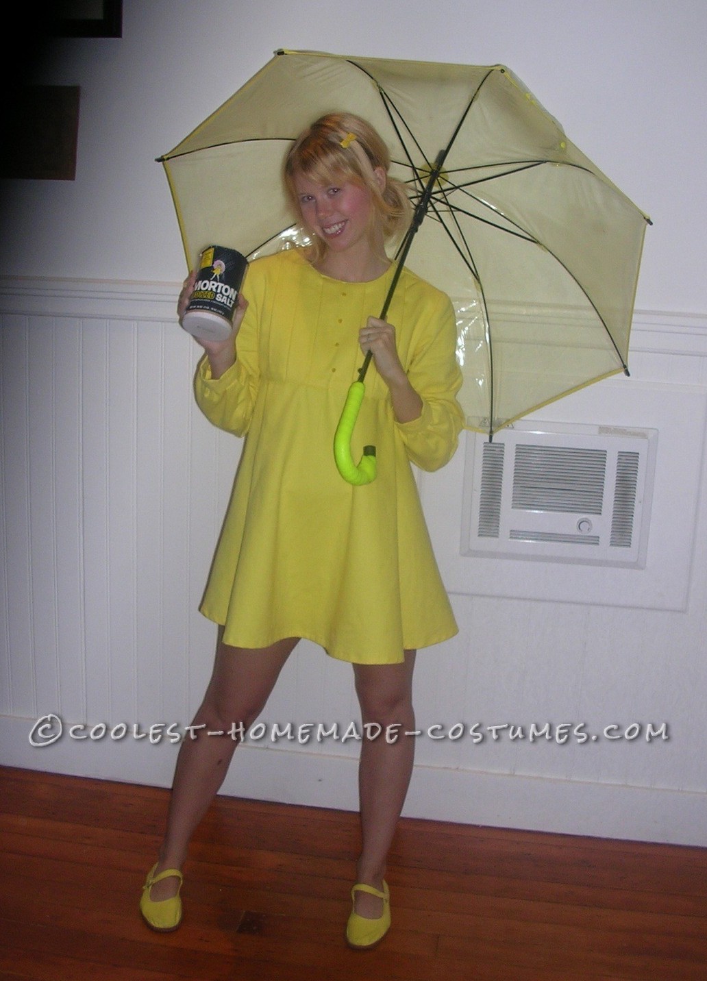 Unique Costume Idea for a Woman: Morton Salt Girl