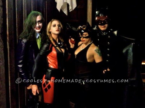Unique Harley Quinn and Joker Couple Costume (Motorcycle Theme)
