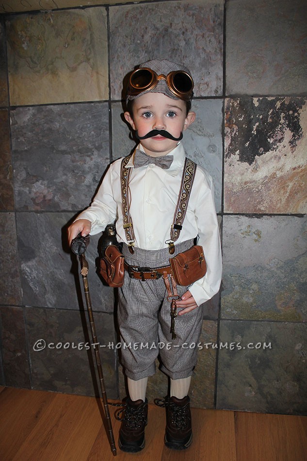 Victorian Explorer Steampunk Costume for a Toddler