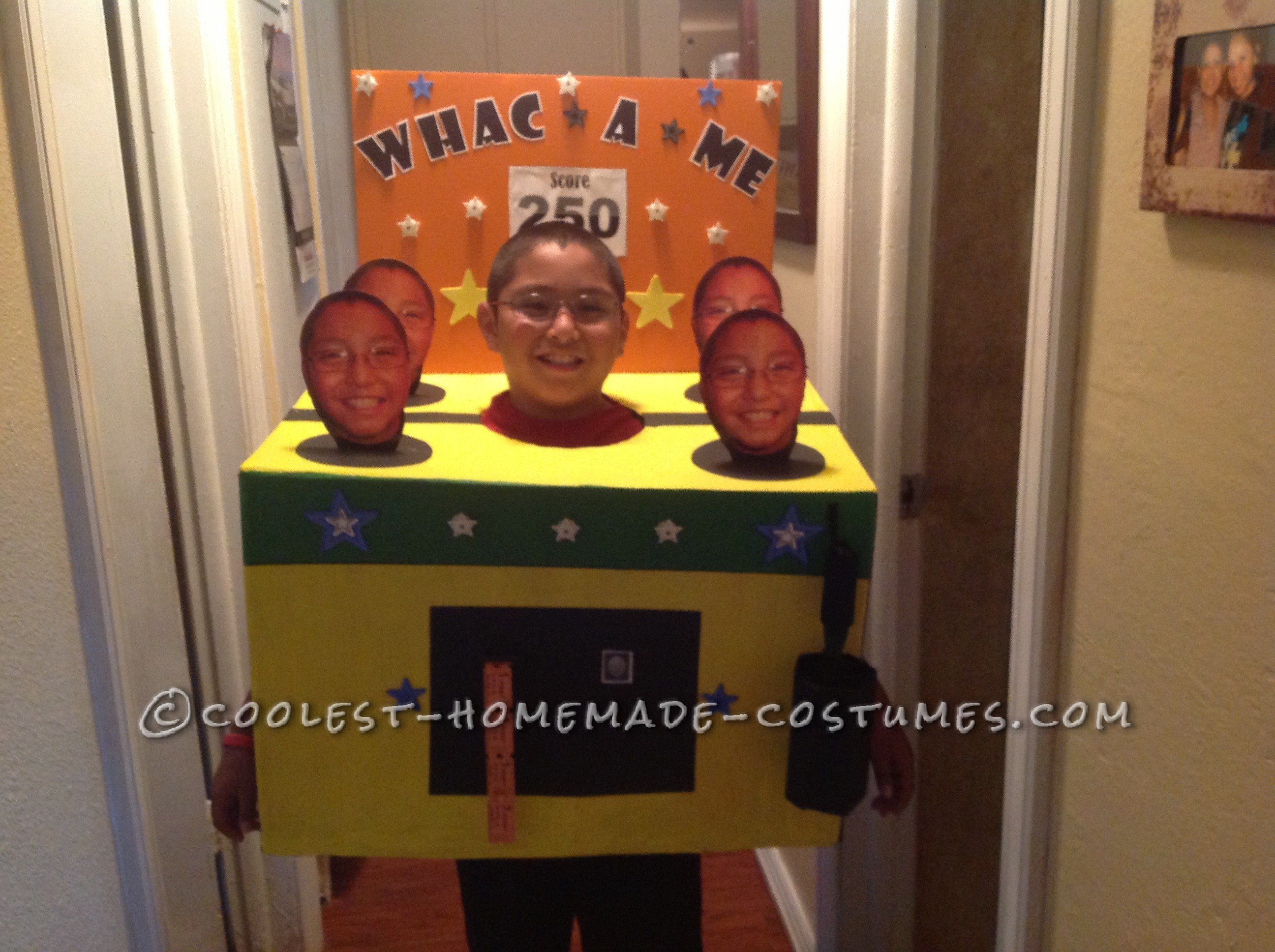 Original DIY Costume Idea: Whac-A-Me Arcade Game