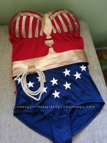 Coolest Homemade Wonder Woman Costume