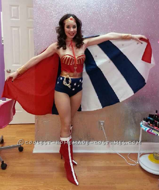 Coolest Homemade Wonder Woman Costume