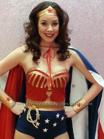Coolest Homemade Wonder Woman Costume