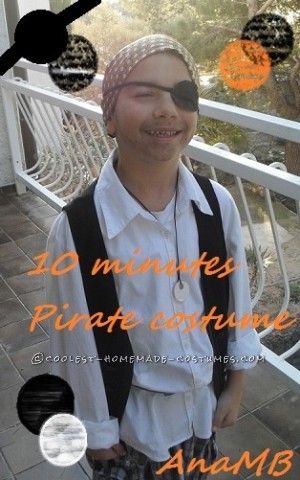 10 Minute DIY Pirate Costume