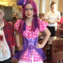 Polka Dot Broken Doll Costume Made by an 11 Year Old!