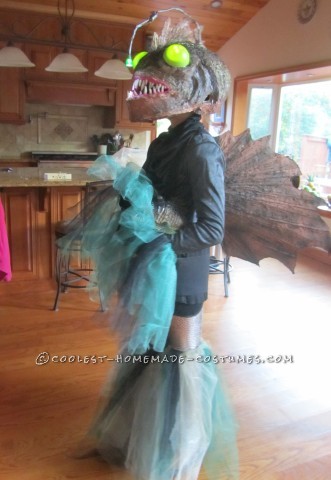 Ferocious Female Angler Fish Costume DIY for an 11-Year-Old