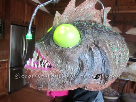 Ferocious Female Angler Fish Costume DIY for an 11-Year-Old