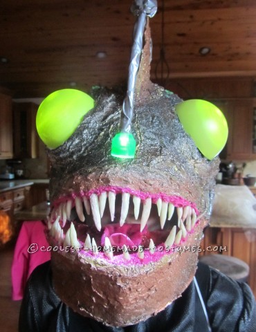Ferocious Female Angler Fish Costume DIY for an 11-Year-Old