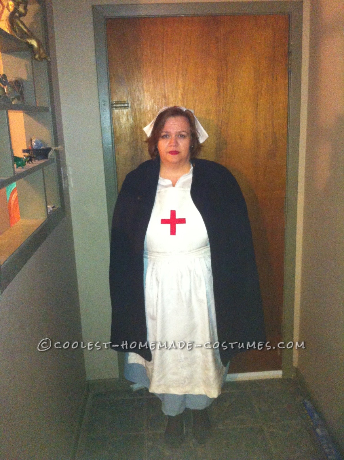 Homemade 1920's Nurse Costume for Office Halloween Party