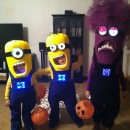 Three-of-a-Kind Minion Siblings Halloween Costumes