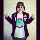 Six Year Old Dressed up as Houston Texan's Super Fan - General "Texan" DeVil