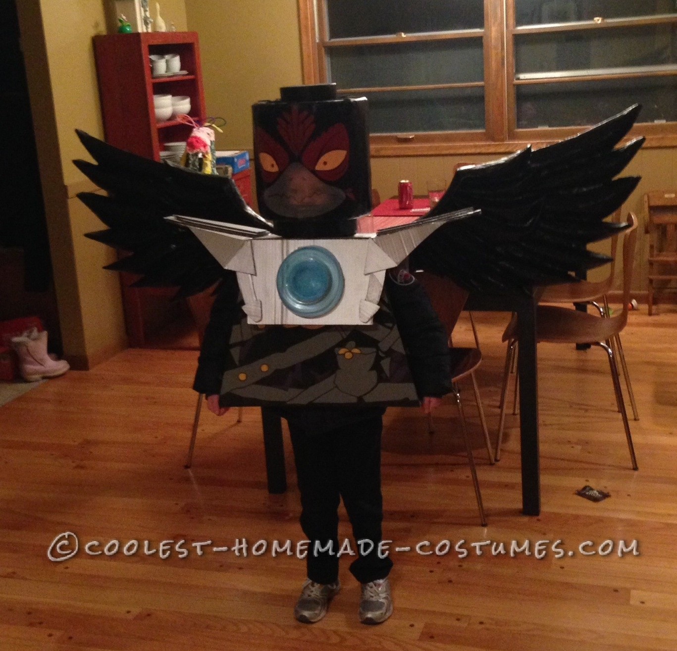 Cool Homemade Razcal Costume from Chima Legos
