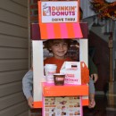 Coolest Homemade Dunkin' Donuts Drive Thru Costume