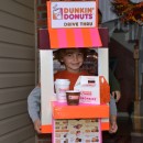 Coolest Homemade Dunkin' Donuts Drive Thru Costume