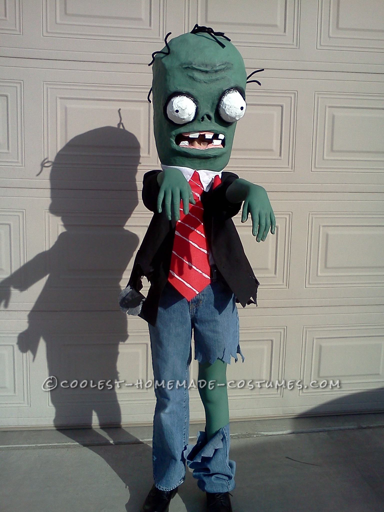 Coolest Homemade Plants Vs. Zombies Costume