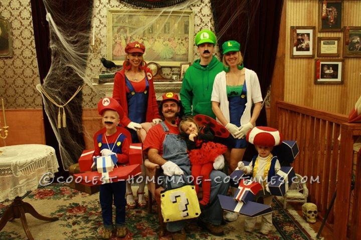 Coolest Mario Kart Family Halloween Costume