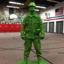 DIY Halloween Costume Idea: A Plastic Toy Soldier Comes to Life!