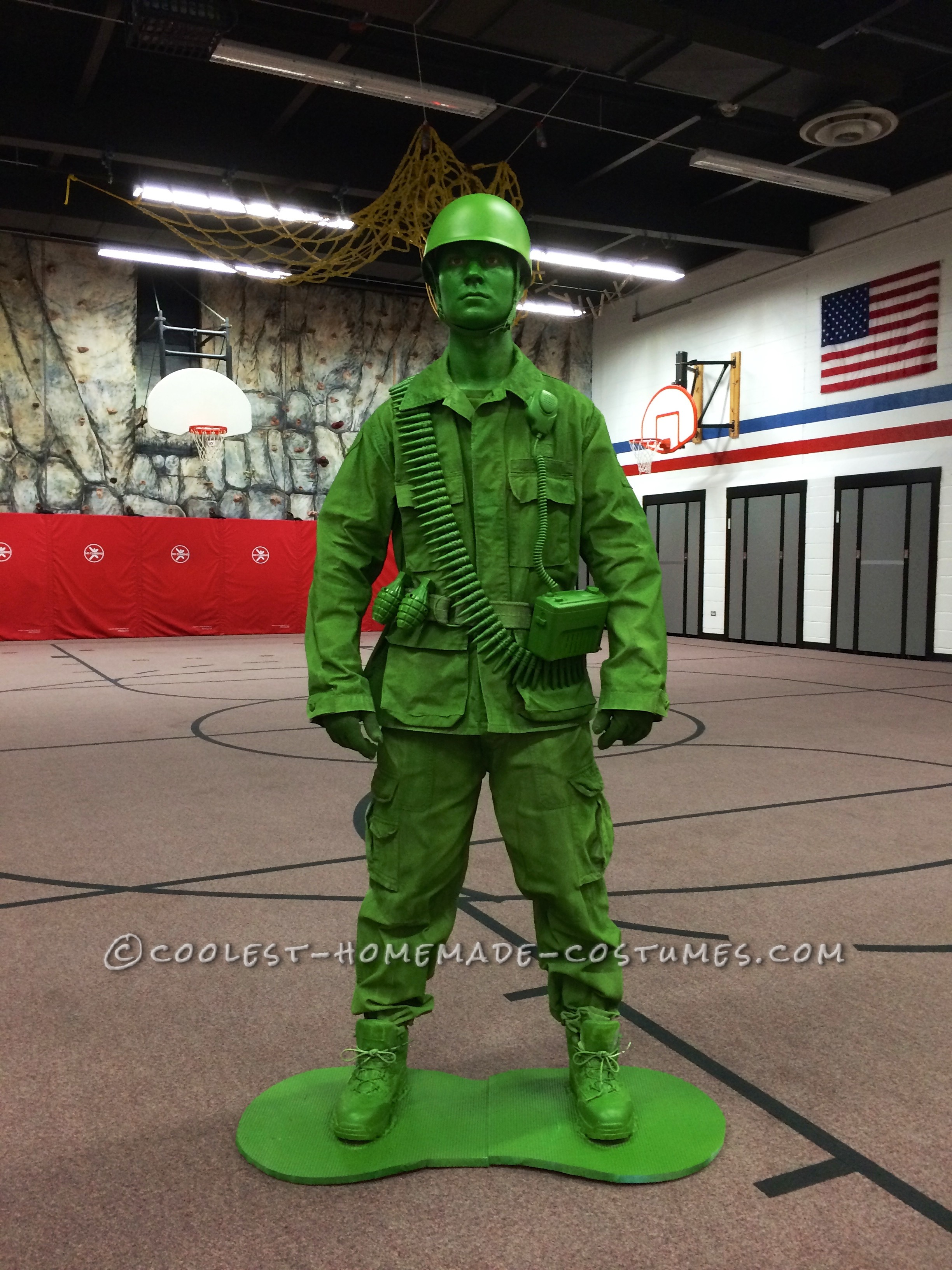 DIY Halloween Costume Idea: A Plastic Toy Soldier Comes to Life!