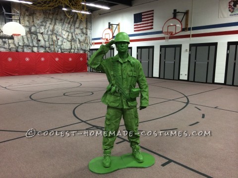 DIY Halloween Costume Idea: A Plastic Toy Soldier Comes to Life!