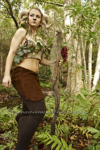 Beautiful Homemade Satyr Costume