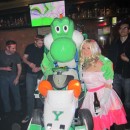 Amazing Yoshi Mario Kart Halloween Costume - Entirely Homemade!