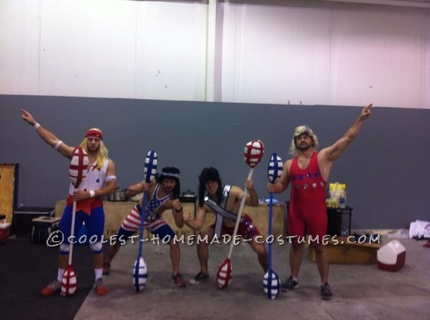 Coolest American Gladiators Group Halloween Costume