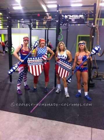 Coolest American Gladiators Group Halloween Costume