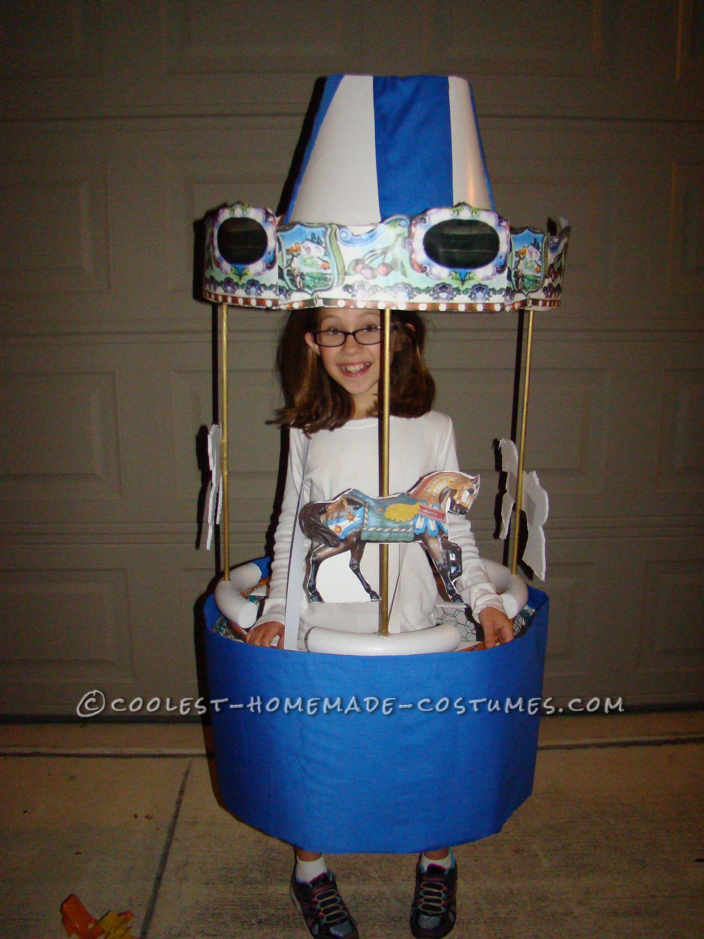Cool Amusement Park Carousel Costume for a Girl