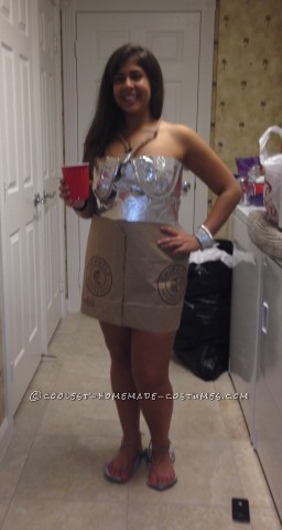 Anything But Clothes (ABC) Party Costume Idea: Chipotle