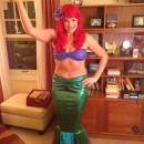 Homemade Ariel Costume (for a High School Principal!)