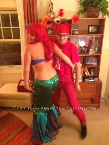 Homemade Ariel Costume (for a High School Principal!)