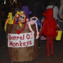 Awesome Barrel of Monkeys Homemade Costume