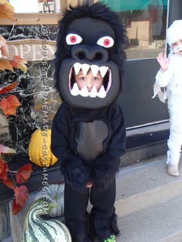Kids gorilla best sale costume