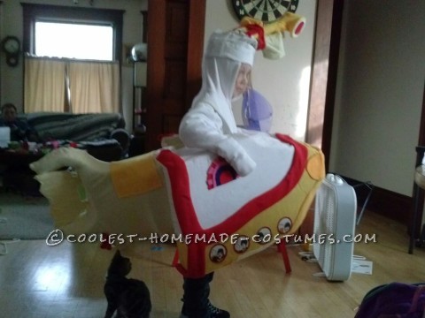 Awesome Yellow Submarine Costume for a 5-Year Old Girl