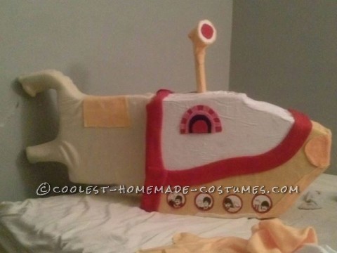 Awesome Yellow Submarine Costume for a 5-Year Old Girl