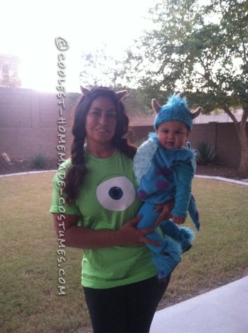 Baby Sully Halloween Costume (Together with Mommy Mike Wazowski)