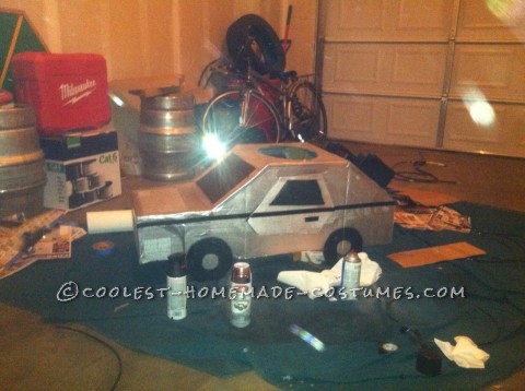 Back to the Future Marty McFly and the Delorean Costume