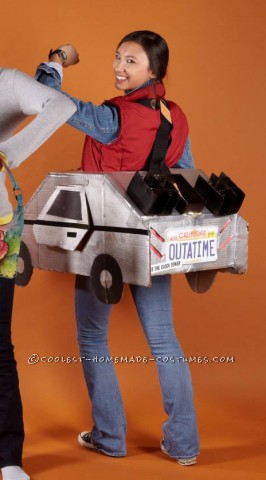 Back to the Future Marty McFly and the Delorean Costume