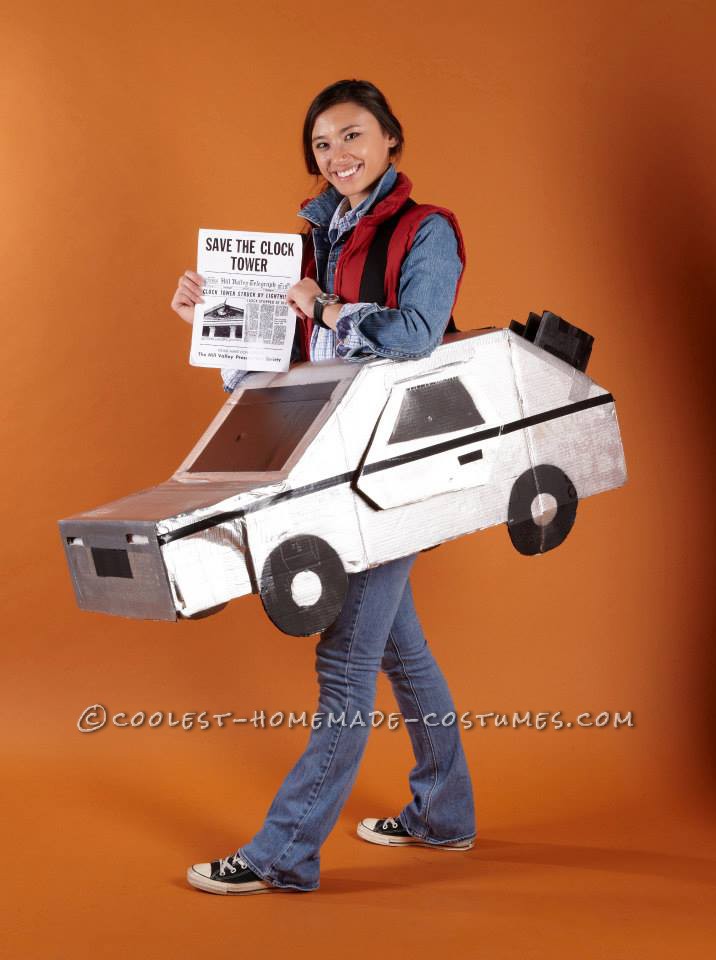 Back to the Future Marty McFly and the Delorean Costume