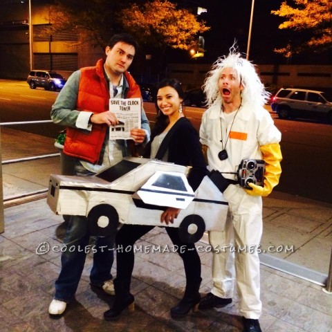 Back to the Future Marty McFly and the Delorean Costume