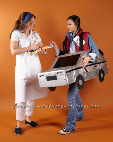 Back to the Future Marty McFly and the Delorean Costume