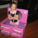 Beautiful Ballerina in a Jewelry Box Costume