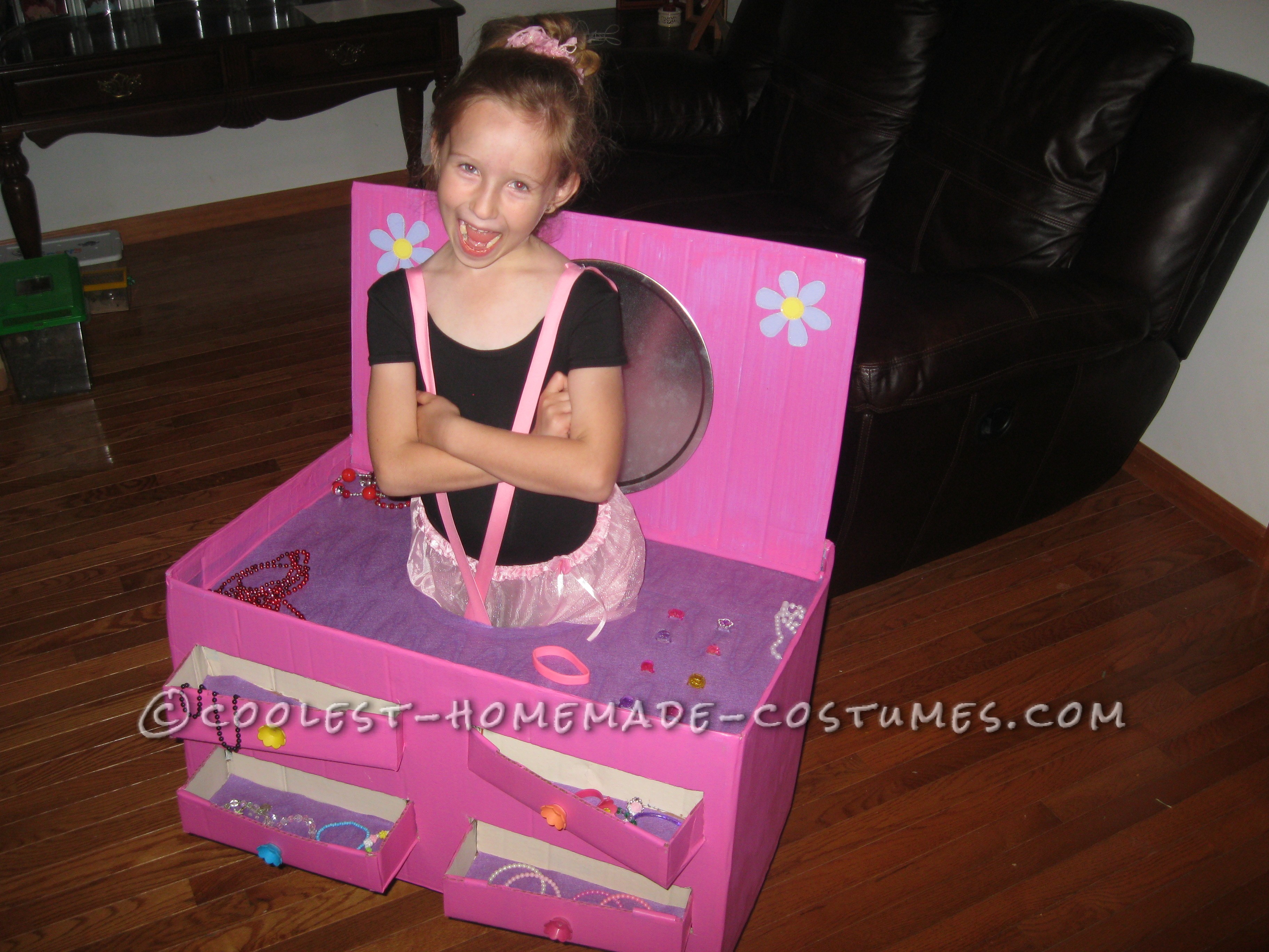 Beautiful Ballerina in a Jewelry Box Costume