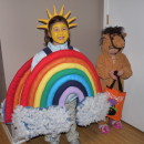 Beautiful Homemade Rainbow Costume