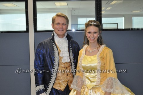 Beauty and the Beast with Baby Lumiere Family Costume