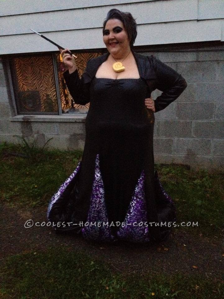 Bedazzled Ursula Homemade Halloween Costume