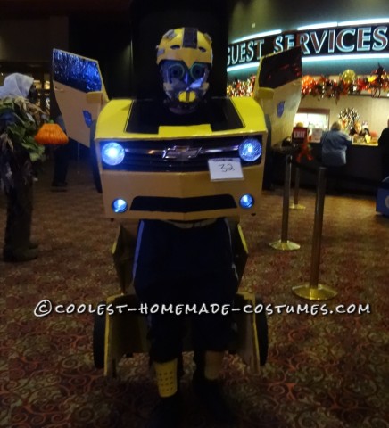 Cool DIY Bumblebee Transformer Costume