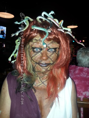 Cool DIY Medusa Halloween Costume