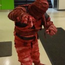 Beware of the Bloody Mummy Homemade Halloween Costume